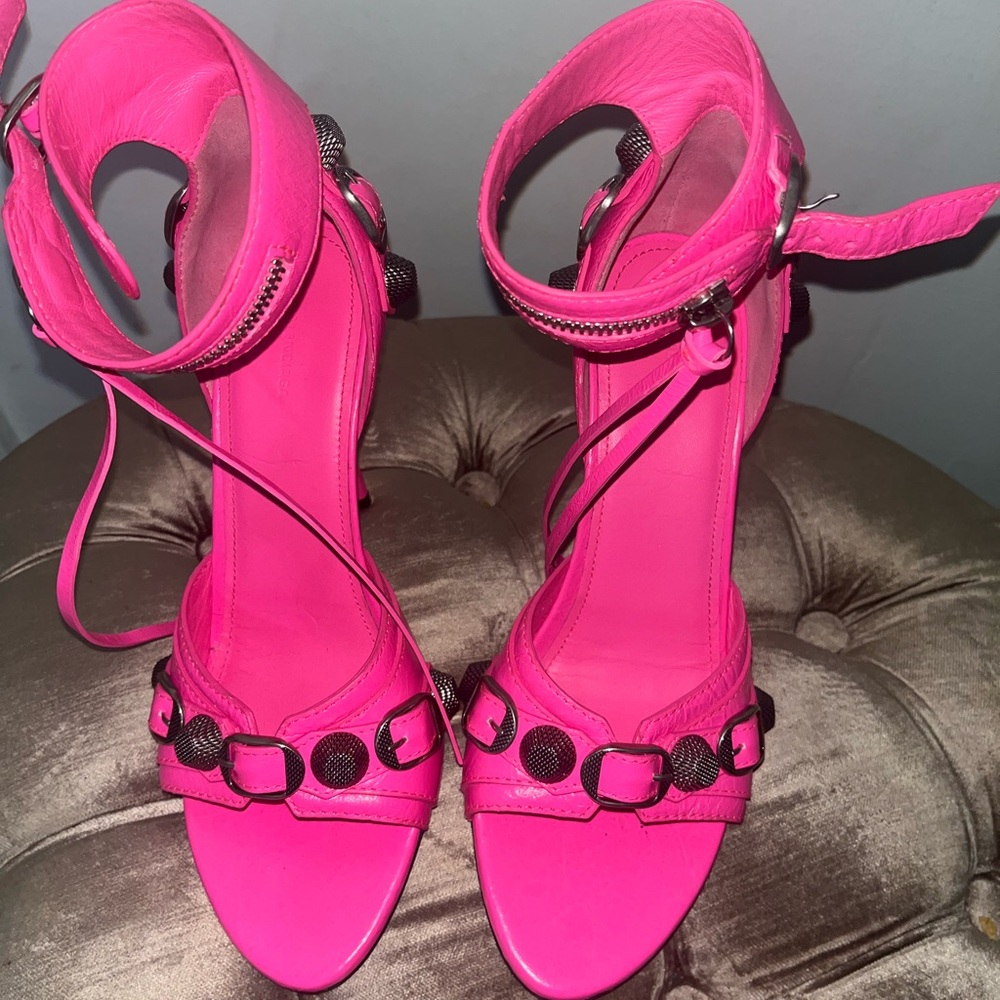 Hot Pink Balenciaga heels